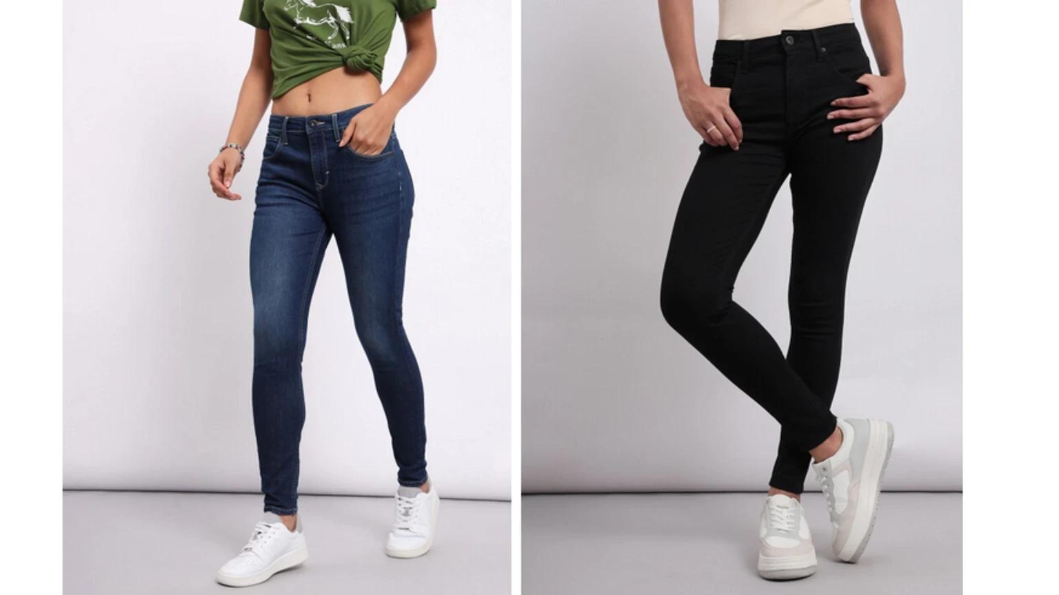 Skinny fit jeans for women