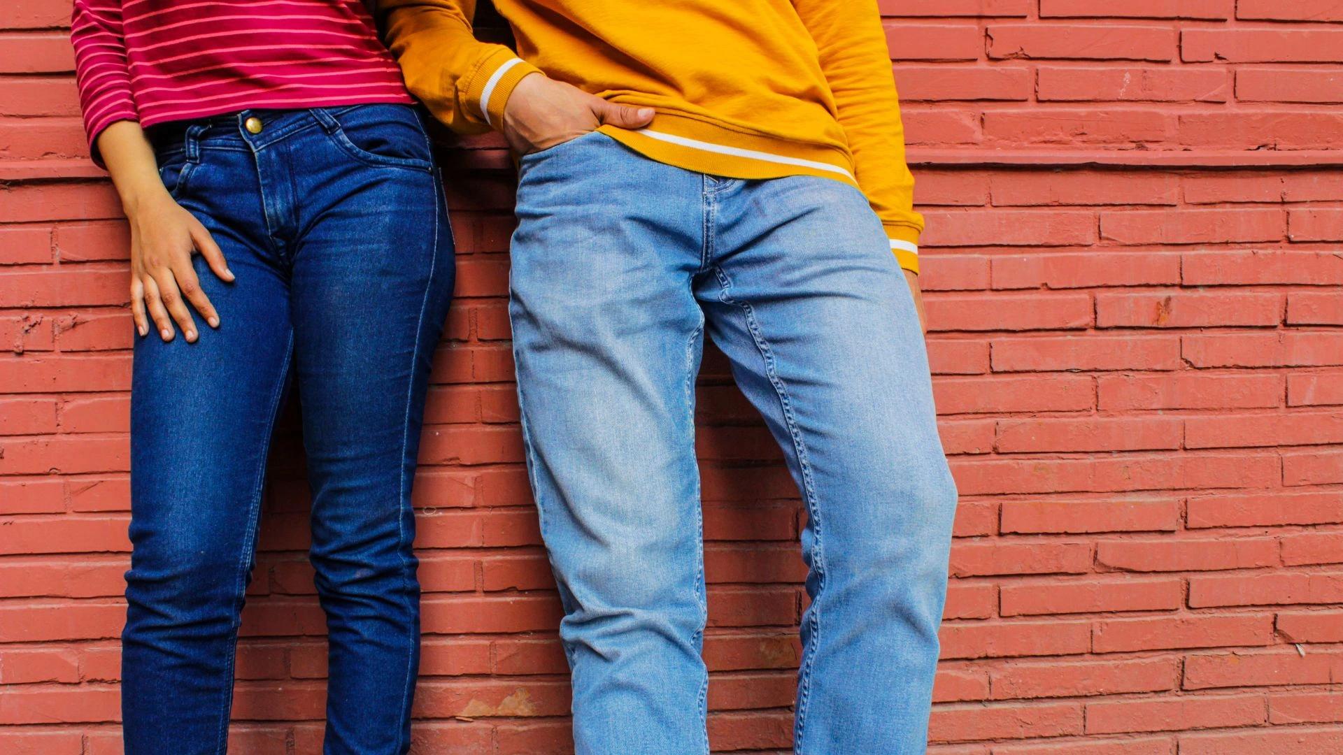 Stylish Black Shirt with Blue Jeans
