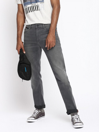 Lee Men Travis Mid Grey Tapered Fit Jeans