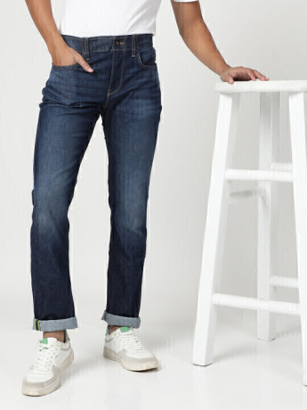 Lee Men's Travis Blue Jeans (Slim Tapered)