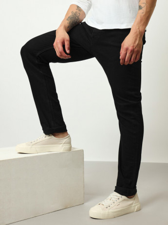Lee Men's Travis Black Jeans (Slim)