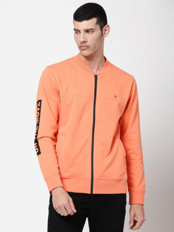 Lee Men's Orange Textured Sweatshirts