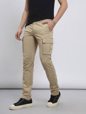 Lee Men Brown Mid Rise Comfort Fit Trousers