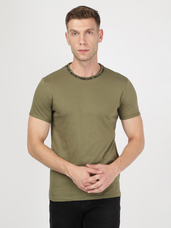 Lee Men's Other Olive T-Shirt (Slim)